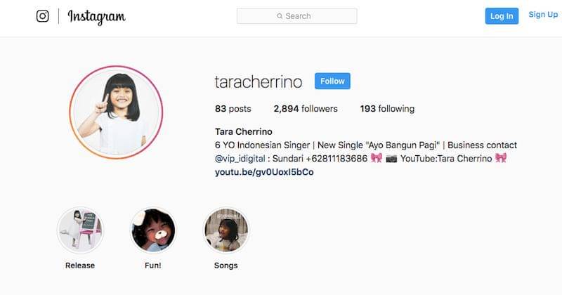 Instagram @taracherrino